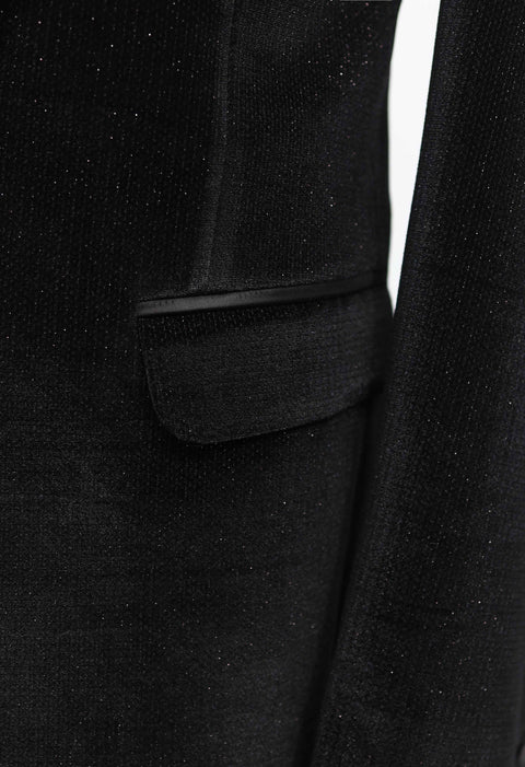 Limited Edition Black Velvet Party Wear Tuxedo Blazer Suit