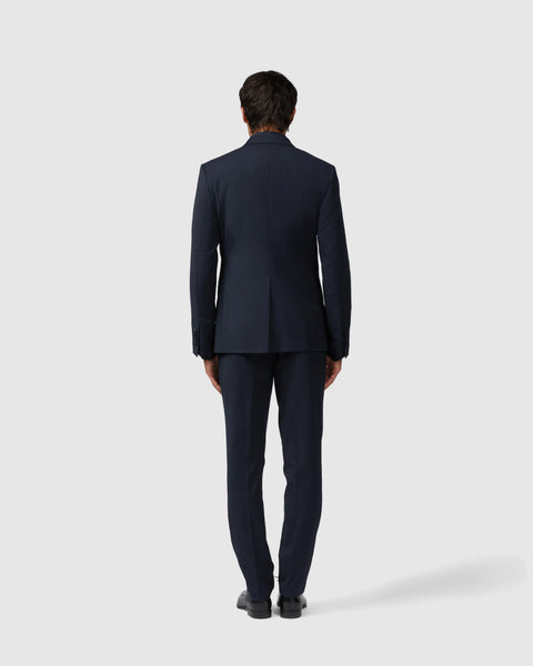 Blue Comfort Fit Tuxedo Suit For Wedding