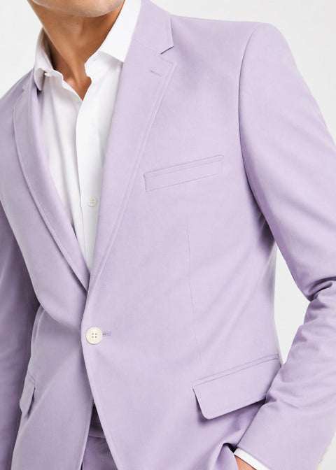 Lavender Slim Fit Suit