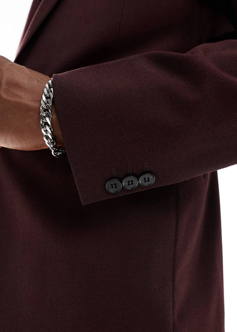 Burgundy Slim Fit Suit / Jacket