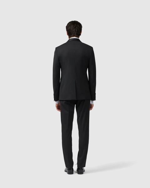 Black Comfort FIt Tuxedo Suit for Wedding