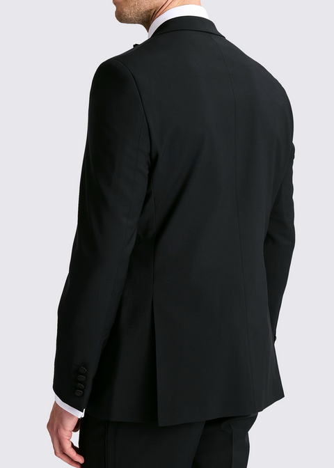 Black Slim Fit Notch Lapel Tuxedo