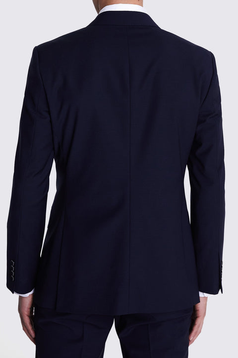 Tailored Fit Navy Double Breasted Suit