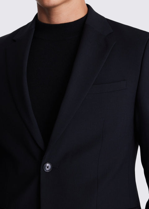 Slim Fit Black Performance Suit
