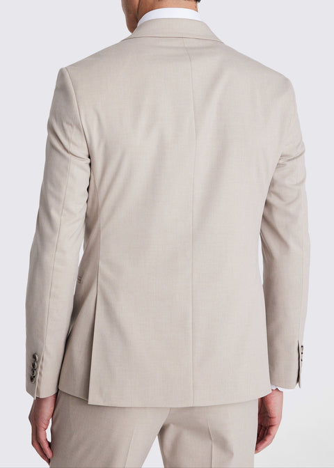 Slim Fit Beige Suit