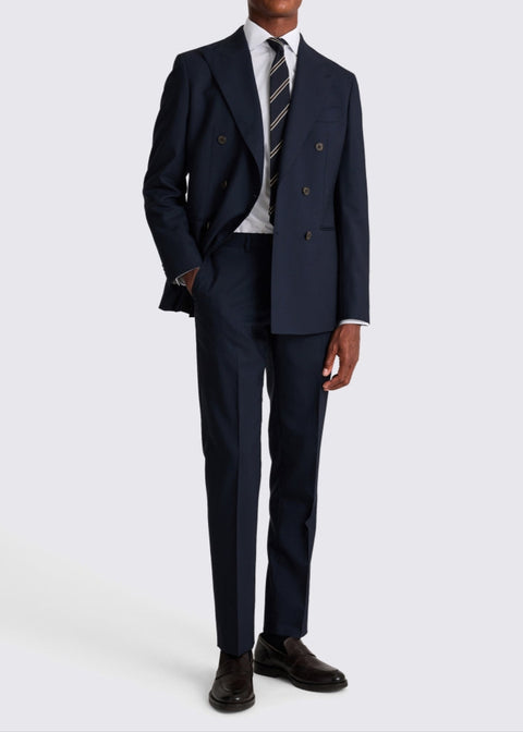 Tailored Fit Navy Suit