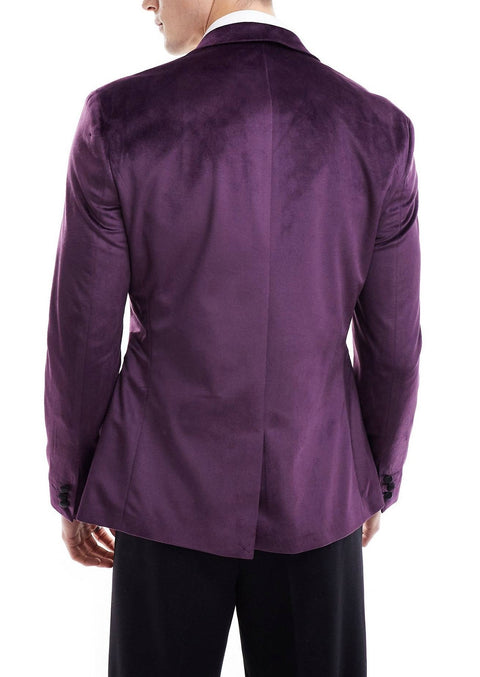 Slim Fit Lavender Tuxedo Blazer