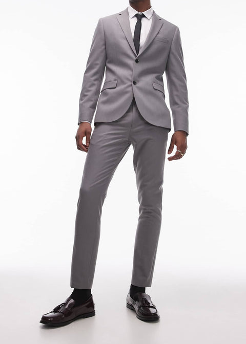Slim Fit Suit In Grey