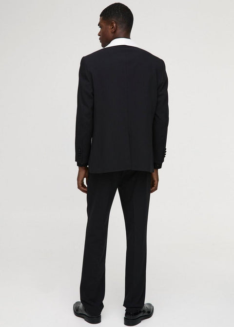 Slim Fit Shawl Collar Blazer