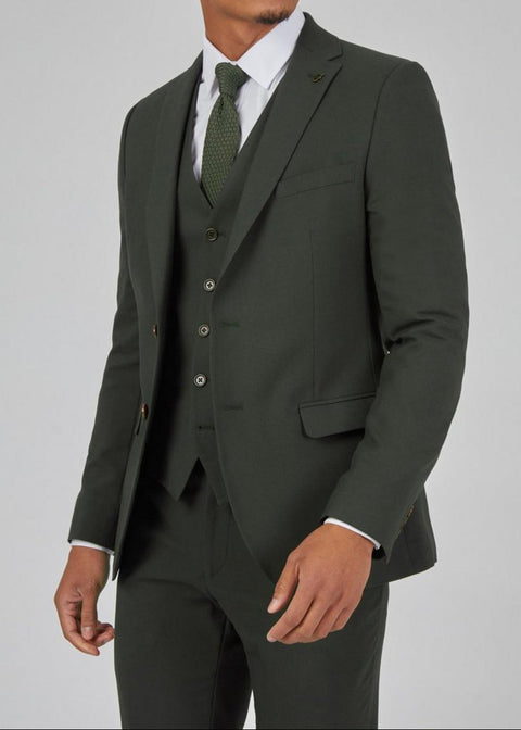 Green Slim FIt Suit for Wedding