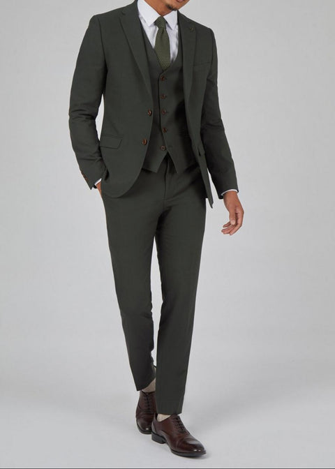 Green Slim FIt Suit for Wedding
