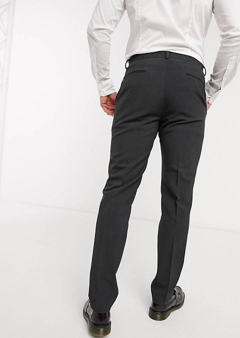 Charcoal Grey Slim Fit Blazer Suit