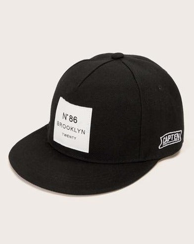 Men Letter Patched Baseball Cap