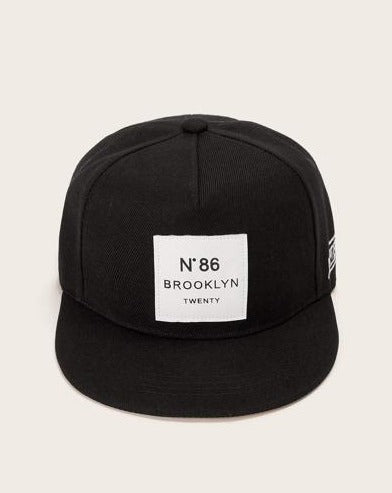 Men Letter Patched Baseball Cap