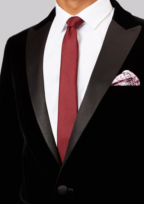 Black Velvet Tuxedo Blazer Suit