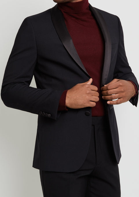 Black Shawl Collar tuxedo