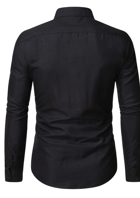 Black Shirt With Red Stripes