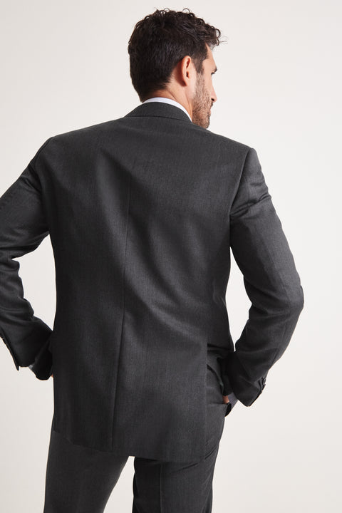 Regular Fit Charcoal Blazer & Trouser