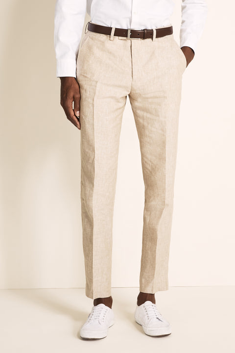 Linen Suit in Beige