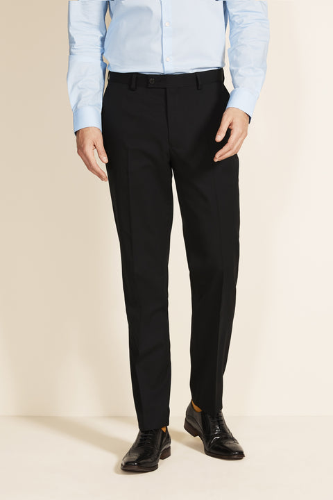 Tailored Fit Black Suit