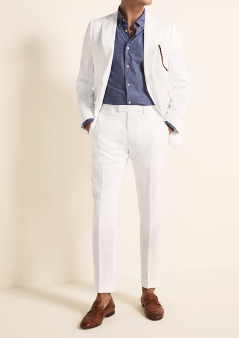 White Linen Suit