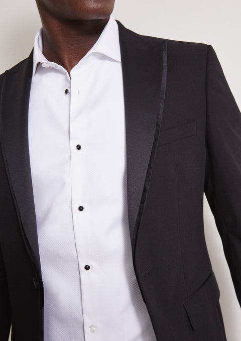 Slim Fit Black Tuxedo Suit
