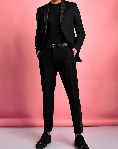 Slim Metallic Suit Jacket