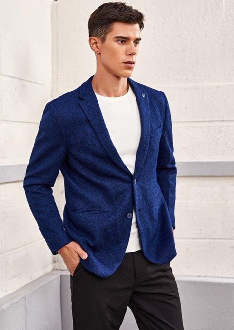 Blue Blazer in Wool