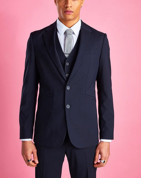 Slim Fit Suit in Navy