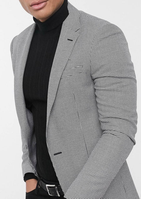 Multi colour checkered blazer