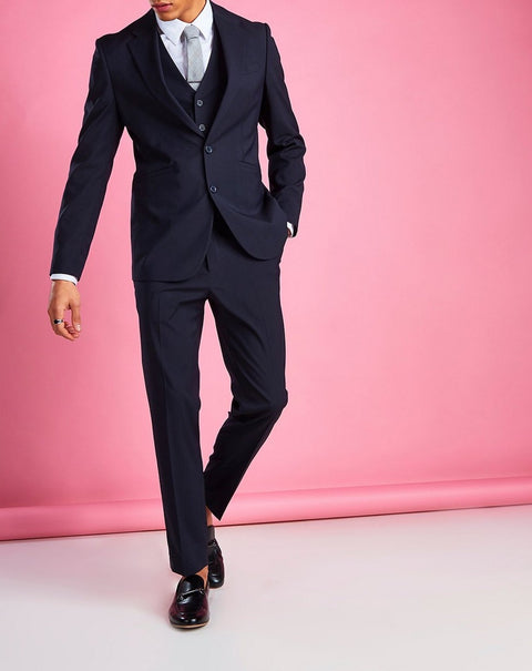 Slim Fit Suit in Navy
