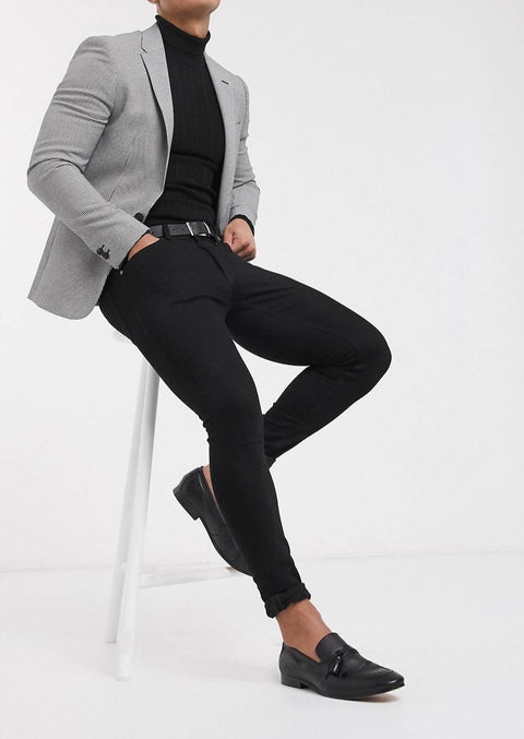 Multi colour checkered blazer