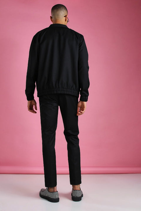 Black slim fit jacket/suit