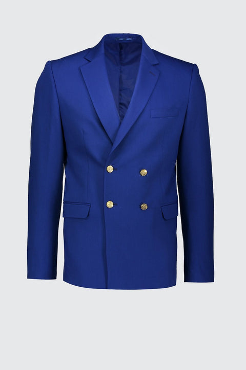 Slim double breasted button details suit