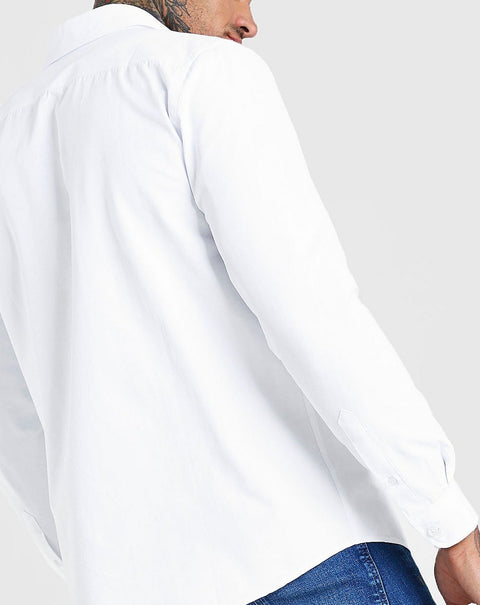 Long sleeve fine texture formal shirt