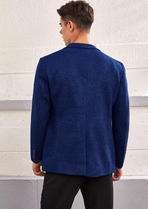 Blue Blazer in Wool