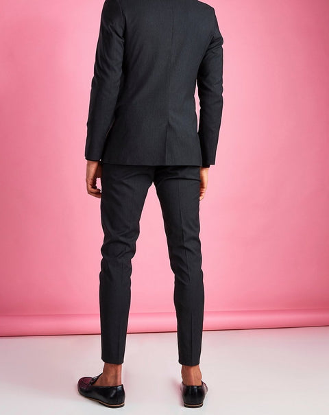Black super slim trouser