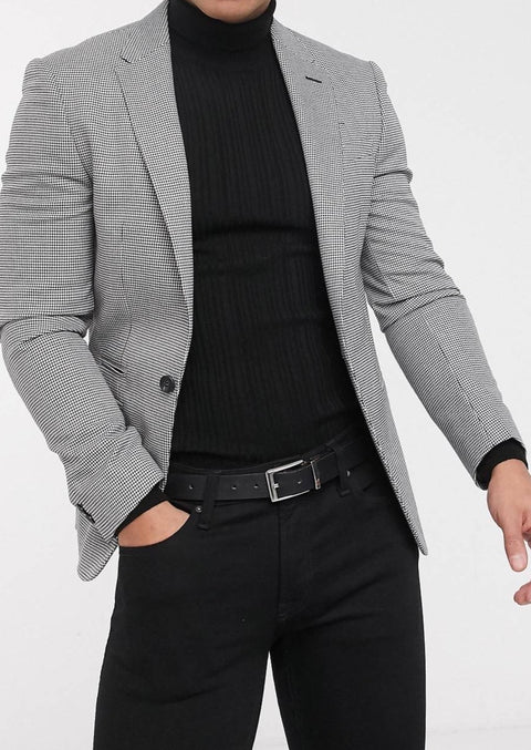 Multi colour checkered blazer