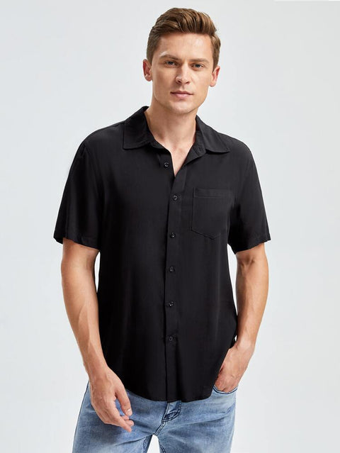 Black Solid Shirt