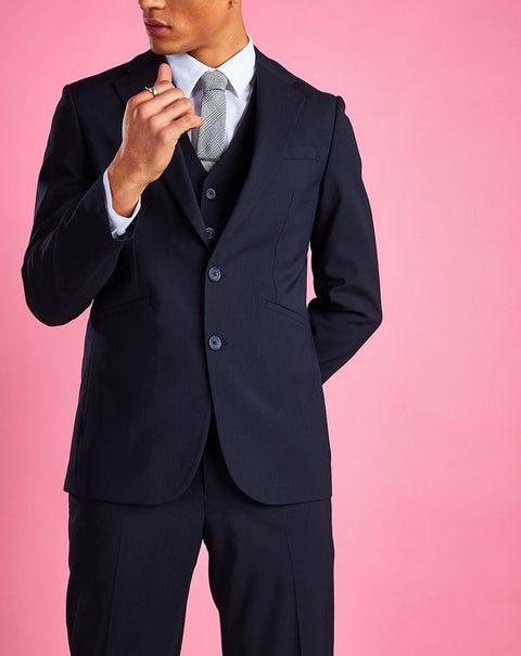 Slim Fit Suit in Navy
