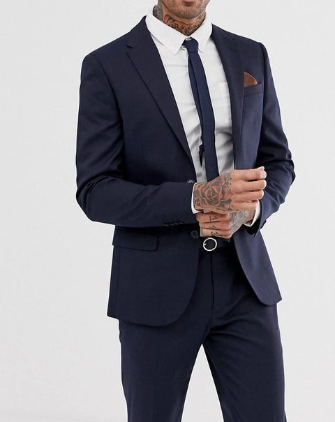 Navy Slim Fit Blazer / Suit