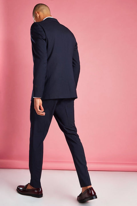 Navy slim trouser