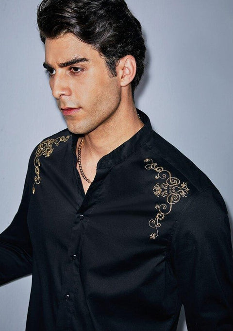 Baroque Embroidery Shirt