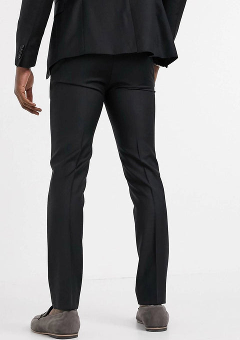 Black Slim Fit Suit Blazer