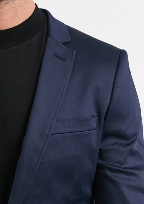 Navy Slim Fit Blazer Jacket