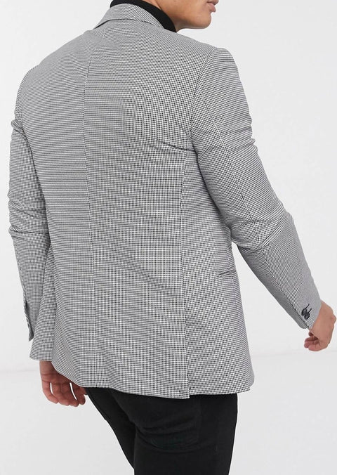 Multi colour checkered blazer