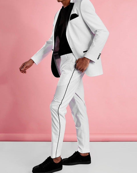 White Skinny Fit Tuxedo