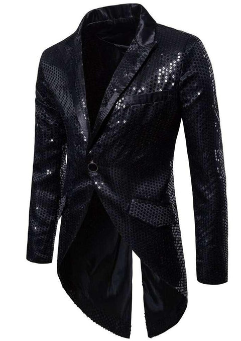 Sequin Black Blazer