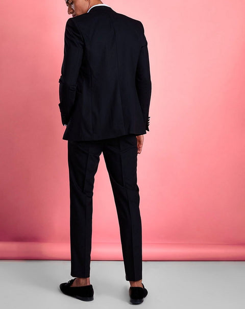 Black Slim Fit Tuxedo Blazer/Suit