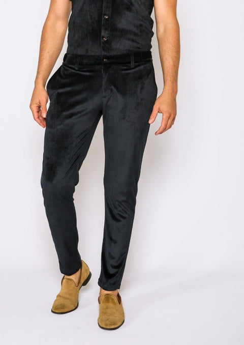 Black Velvet Trouser